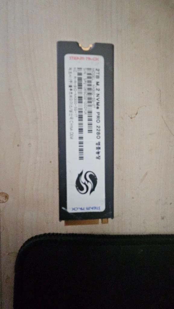 스팀덱 M.2 NVMe SSD 2tb 고용량입니다 이미지