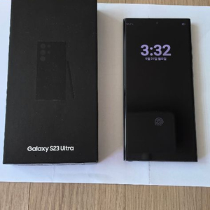 삼성갤럭시 S23 울트라 팬텀블랙 256GB 풀박스 이미지