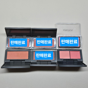 화장품 정리) 쓰리 three 치크 블러셔 20, 듀오 2 일괄 이미지