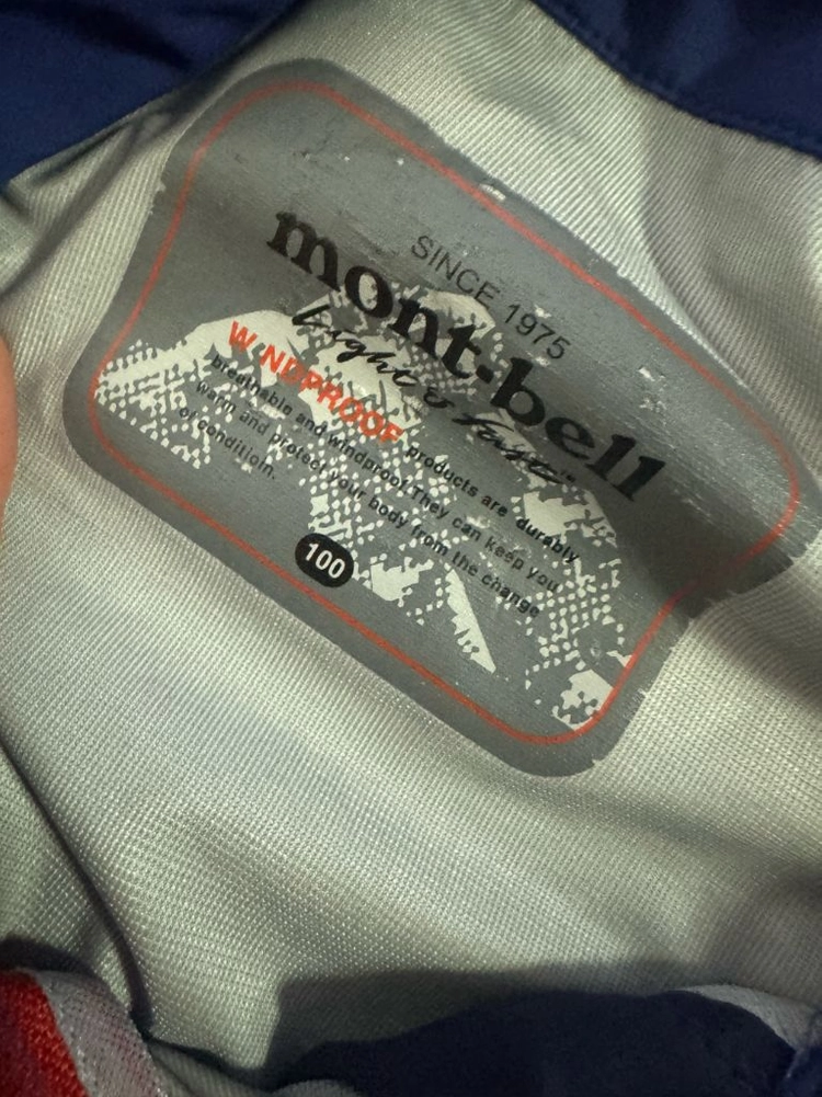 몽벨 Mont-bell 올드스쿨 윈드스토퍼 바람막이 L 블루 이미지