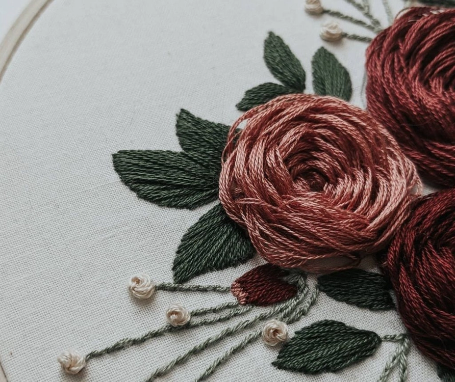 무배)199색 프랑스 자수실 십자수실, french embroidery 이미지