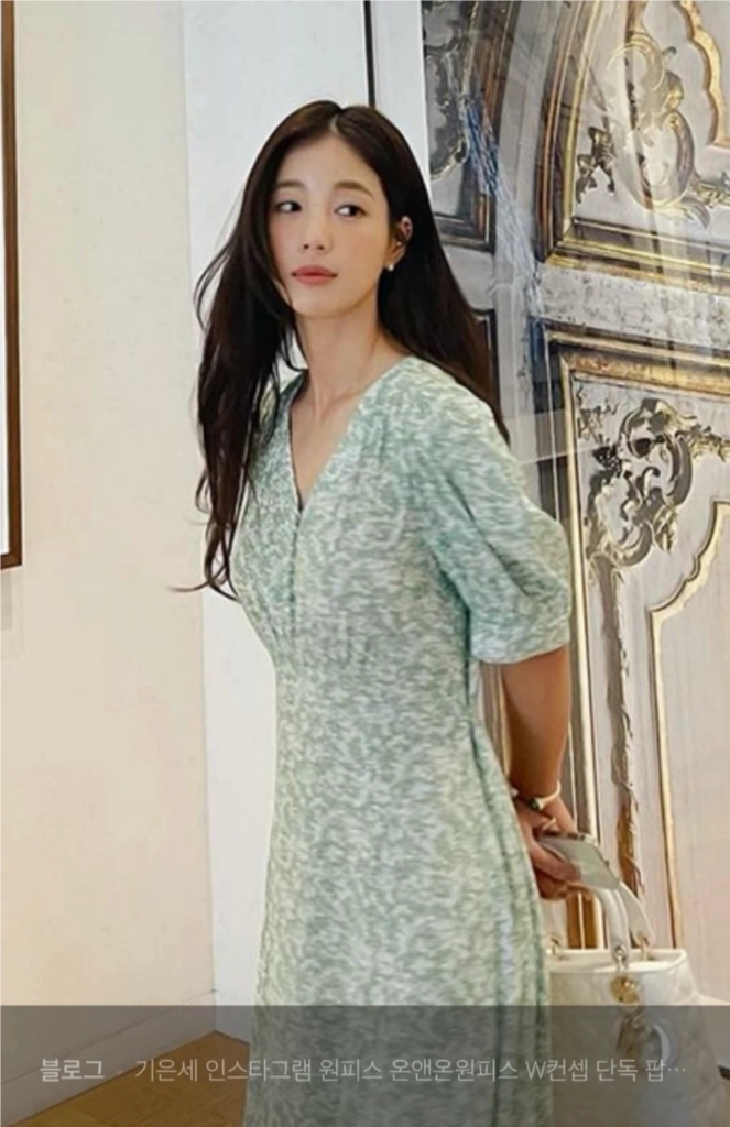 온앤온스모킹프린트롱원피스55 이미지