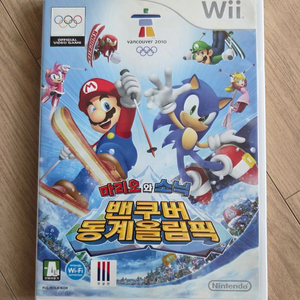 닌텐도 wii 마리오와소닉 벤쿠버 동계올림픽 한글판 이미지