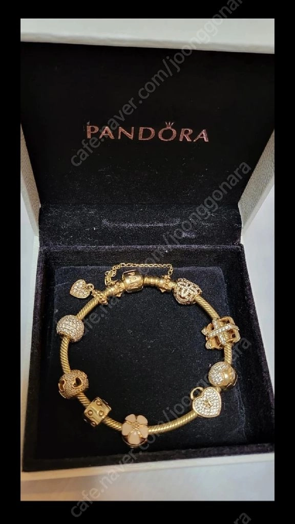 판도라팔찌 Pandora G585 (14K 통금 팔찌) + G585/ALE Pandora (14K통금 참9개) 이미지