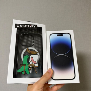 아이폰 14프로 256GB 실버 S급 이미지