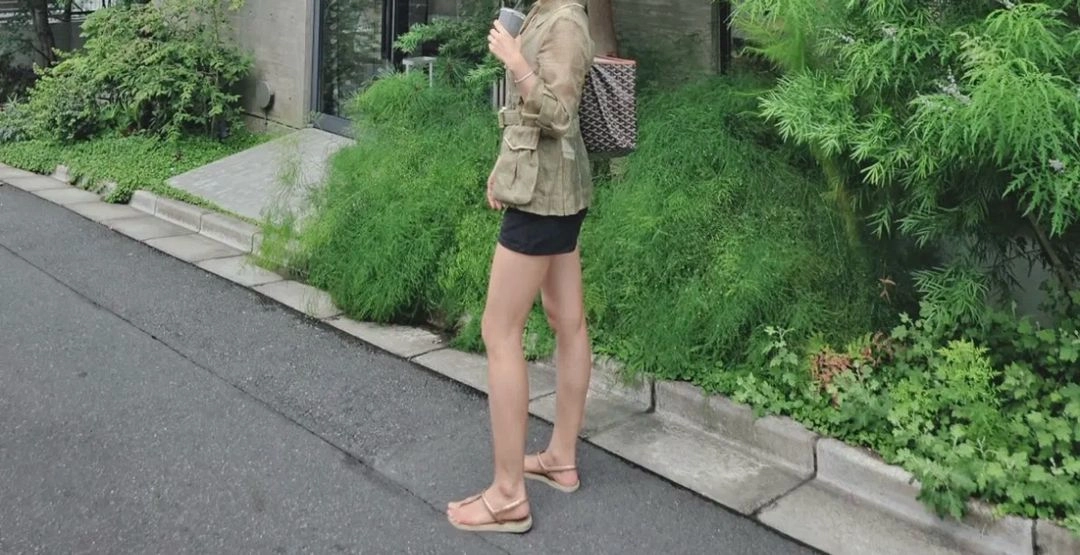 펜디매쉬벨티드자켓 이미지