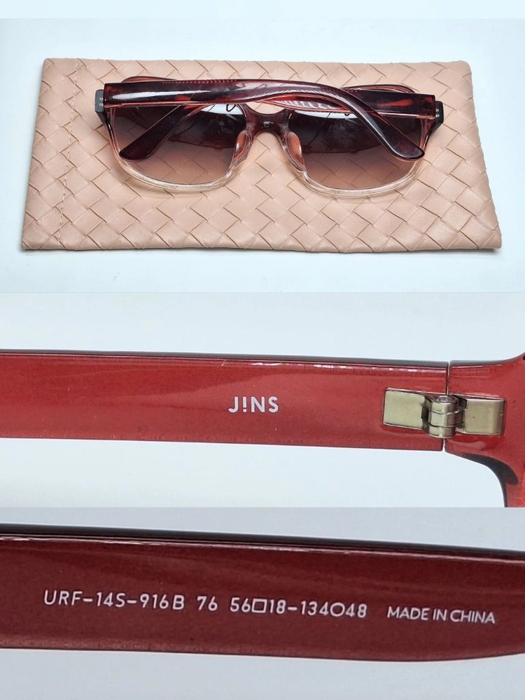 진스 JINS URF-14S-916B 선글라스 56mm 여성용 일본 수입 패션 아이웨어 레트로 클래식 Y2K 빈티지 이미지