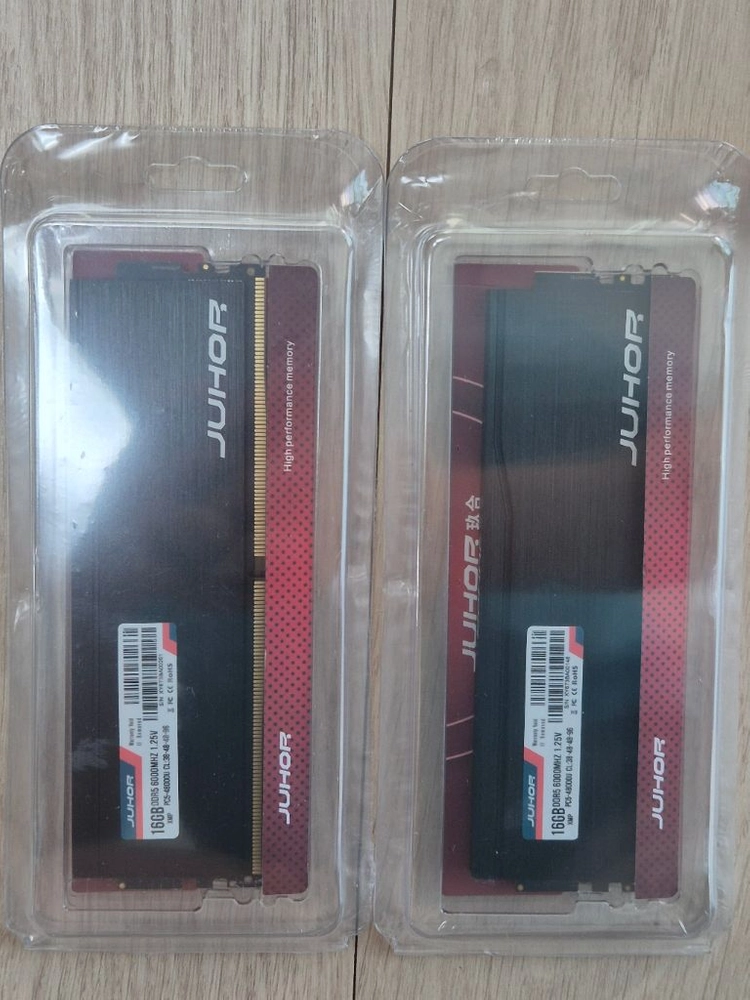 미개봉 새제품 DDR5 6000MHz 32GB (16GBx2) 블랙 메모리 이미지