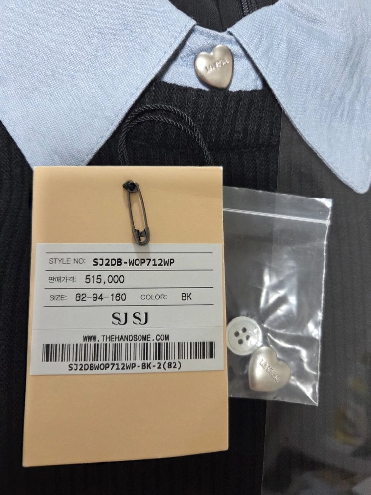 SJSJ 레이어드 플리츠 드레스 블랙 55 랑방 마인 타임 더캐시미어 시스템 이미지