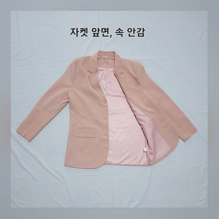 핑크색 투피스 (M 사이즈) 이미지