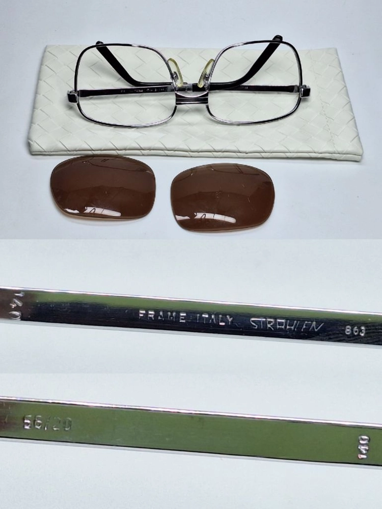 스트랄렌 STRAHLEN 863 안경테 선글라스테 56mm 이탈리아 빈티지 레트로 Y2K 클래식 복고 앤틱 일본수입 이미지