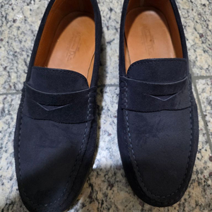 Massimo Dutti 네이비 스웨이드 페니 로퍼 41 이미지