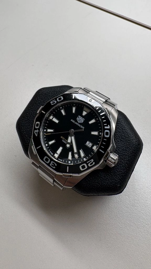 태그호이어 아쿠아레이서 쿼츠 41mm 검판 이미지