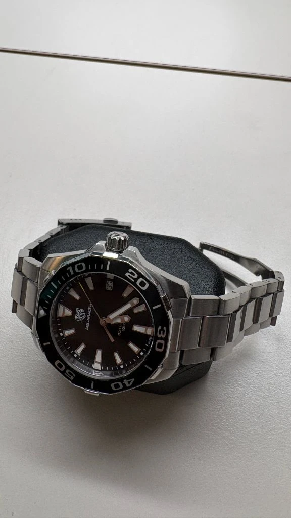 태그호이어 아쿠아레이서 쿼츠 41mm 검판 이미지