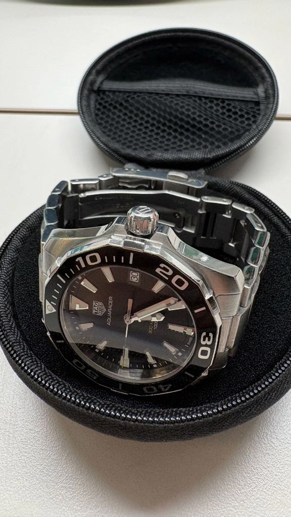 태그호이어 아쿠아레이서 쿼츠 41mm 검판 이미지