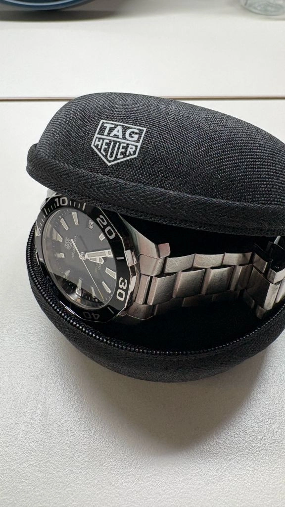 태그호이어 아쿠아레이서 쿼츠 41mm 검판 이미지