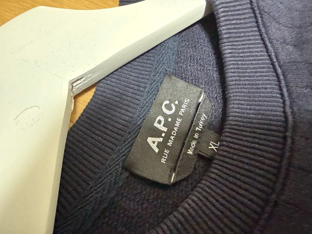 apc 아페쎄 맨투맨 xl 이미지