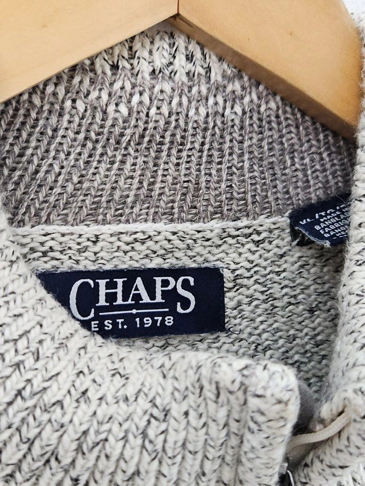 CHAPS 챕스 랄프로렌 하프집업 니트 스웨터 반집업 가디건 XL 이미지