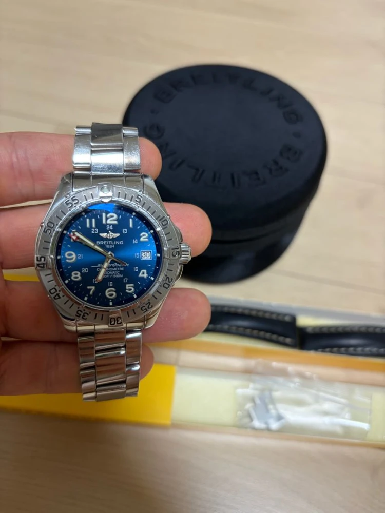 브라이틀링 슈퍼오션 42mm 청판 (사진추가) 이미지