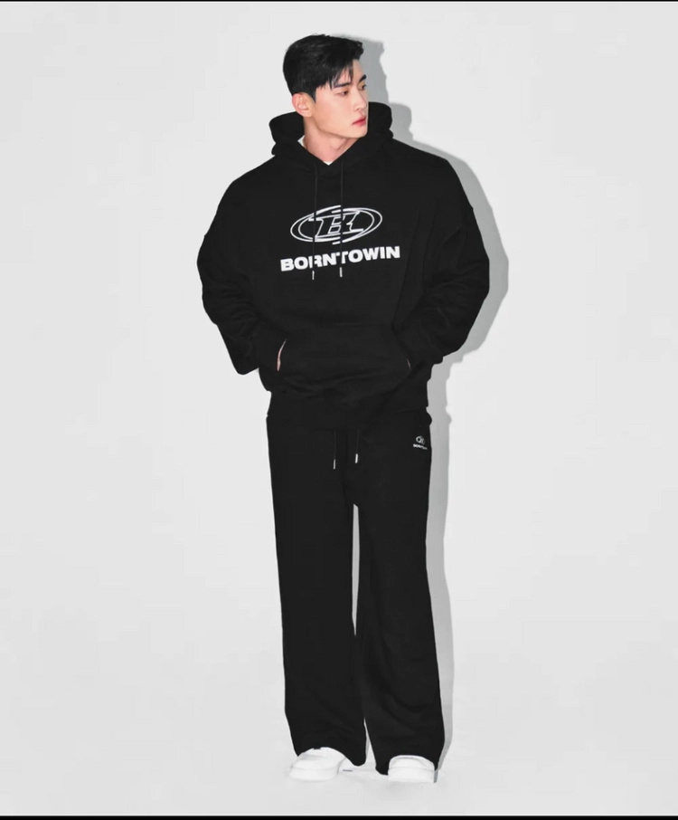 본투윈 블랙 후드티 와이드 트레이닝 팬츠 세트 압도프리덤hdex올라잇 - 안심되는 중고거래