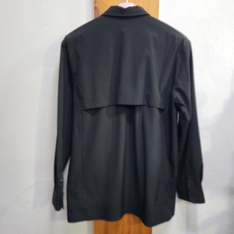 울시(Wolsey) 남성 기능성 스트레치 셔켓 긴팔 골프셔츠 블랙 105 이미지