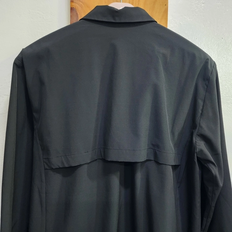 울시(Wolsey) 남성 기능성 스트레치 셔켓 긴팔 골프셔츠 블랙 105 이미지