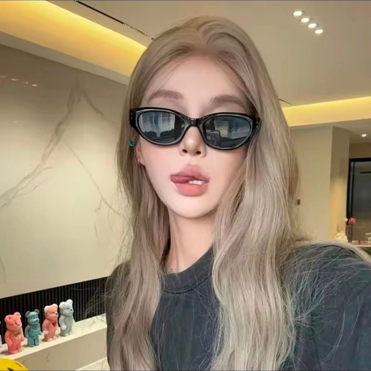 새것 블랙캣츠아이 여성 패션선글라스 자외선차단 블랙핑크 스타일 이미지