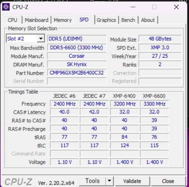 커세어 도미네이터 티타늄 DDR5 96GB 블랙 튜닝램 팝니다 이미지