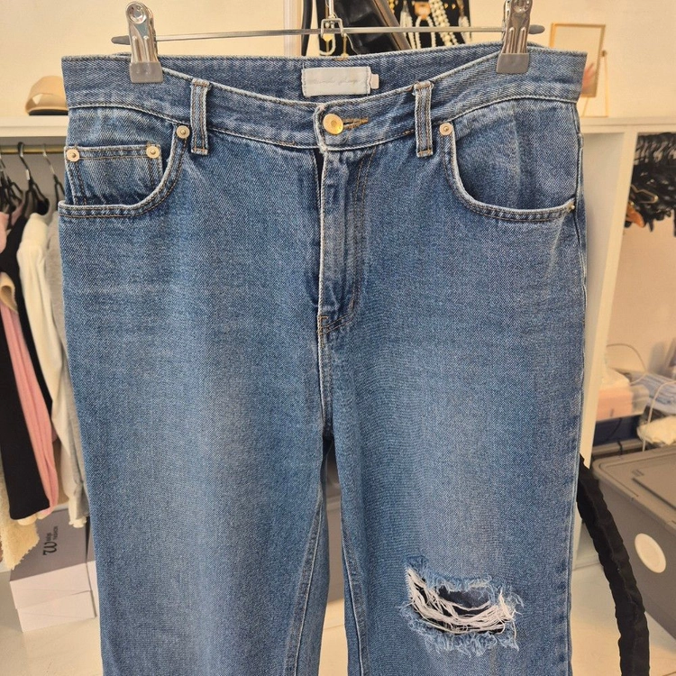 여성 중청 롱기장 청바지 M사이즈 총장109cm 이미지