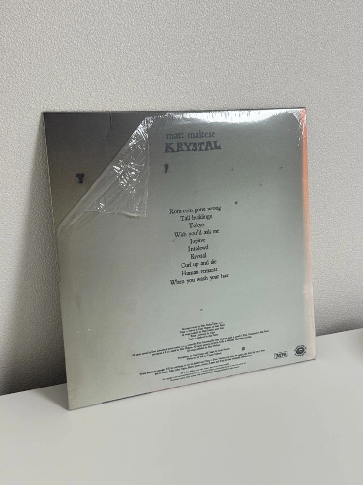 [미개봉] Matt Maltese 맷 말티스 Krystal LP 미개봉 이미지