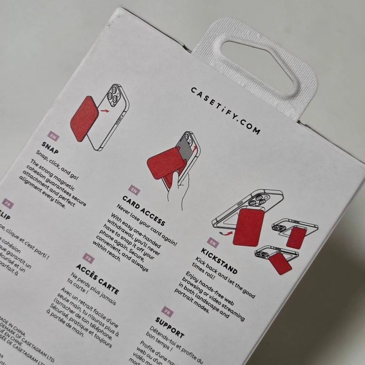 CASETiFY 케이스티파이 맥세이프 카드홀더 카드지갑 거치대 snappy 이미지