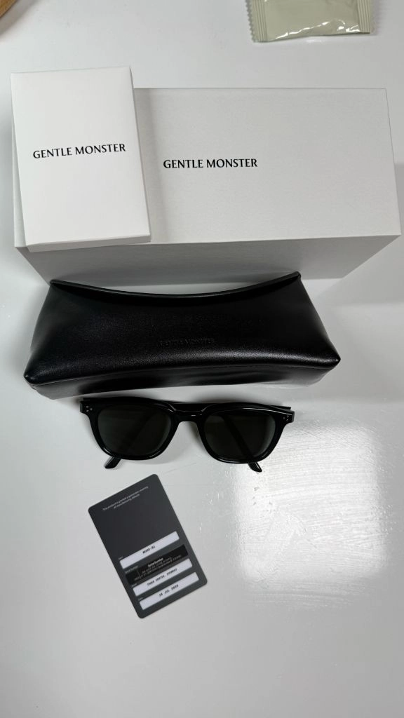 새제품 젠틀몬스터 노호01 블랙 선글라스 이미지