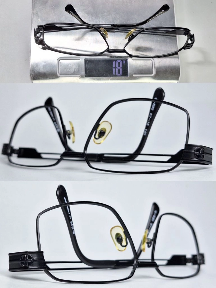 ETE LA PARIS 22KGP 금도금 S-530 안경테 57mm 선글라스테 일본 빈티지 아메카지 빅사이즈 Y2K 이미지