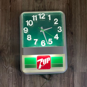 세븐업 벽시계(1970s 빈티지)_7up vintage clock 이미지