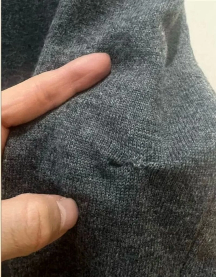 꼼데가르송 차콜 가디건 M 이미지