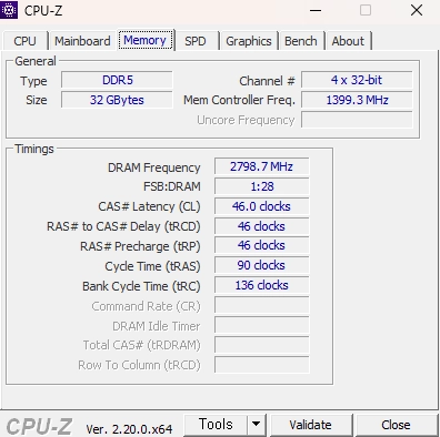KLEVV DDR5 5600 CL46 32GB(162) 파인인포 정품 이미지