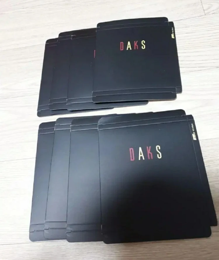 (새상품) 닥스,레노마 손수건 포장케이스 선물용기,포장곽,상자 이미지