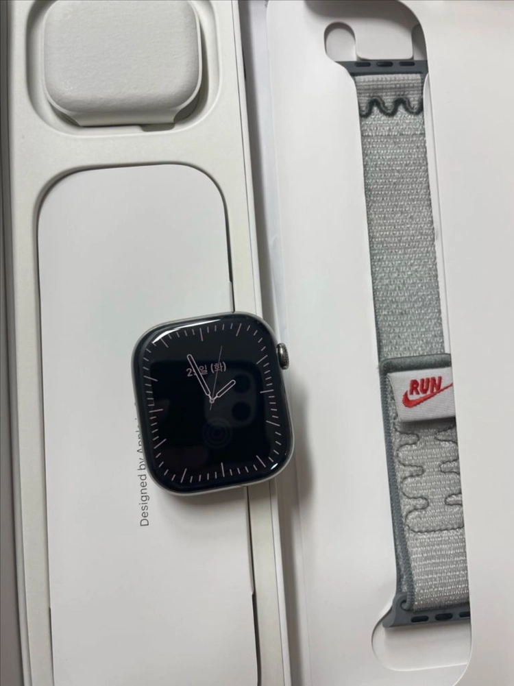 애플워치10티타늄 46mm 내추럴 SS급 애플케어+ 이미지