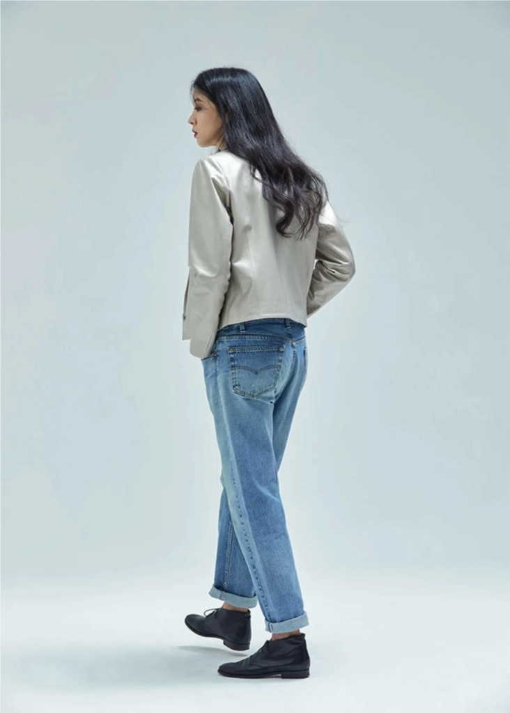 [55] 김서룡 이태리 양가죽 크롭 자켓 이미지