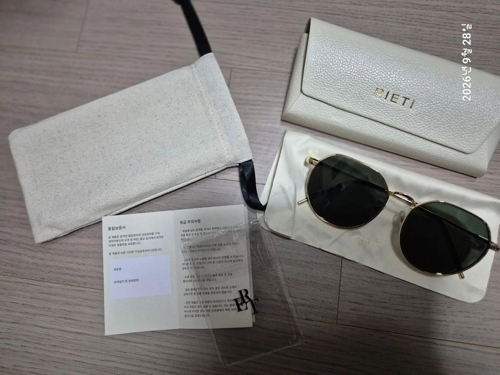 RIETI 조이 C4006 선글라스 골드(새상품) 이미지