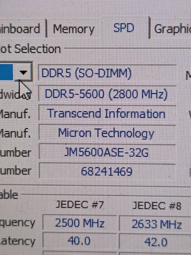 (마이크론 DRAM 사용) 트랜센드 DDR5 5600 64GB (32GBx2) 노트북 램 이미지
