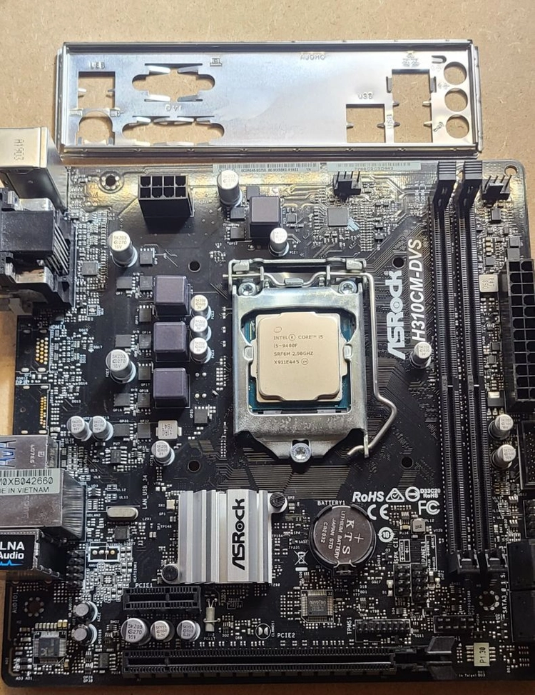 인텔 i5 9400F + ASRock H310CM-DVS 메인보드 - 안심되는 중고거래