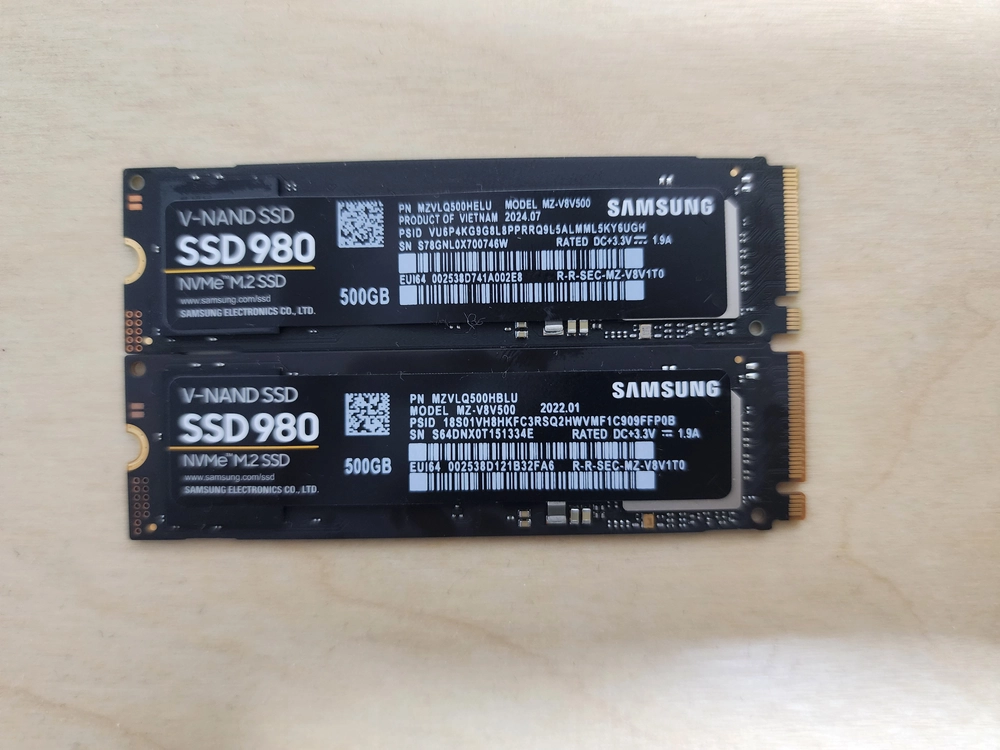 삼성 980 NVME M.2 SSD 512GB (2280) 컨디션 좋습니다. 이미지