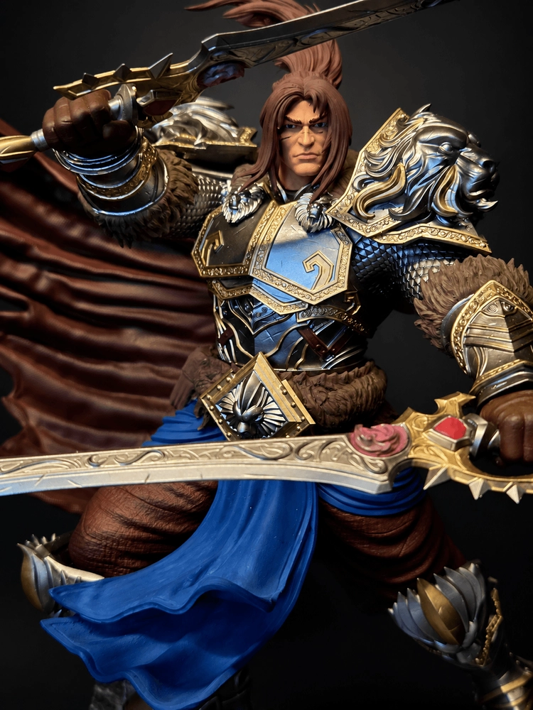 월드오브워크래프트 3D 출력 개인도색 레진 피규어(겐그레이메인, 바리안 린) 이미지