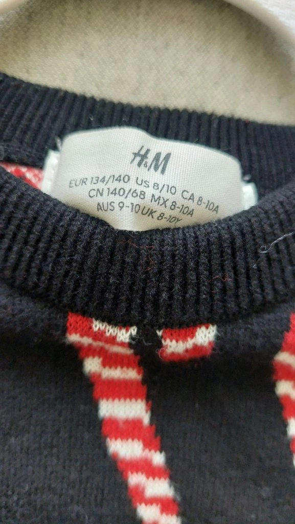 H&M 키즈니트 홀리데이패턴 니트 파인니트 크리스마스 이미지