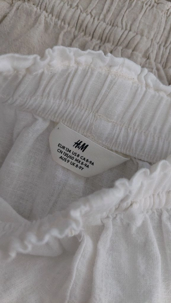 H&M 흐앤므 린넨 블랜디드 쇼츠 8-9y(134) 이미지