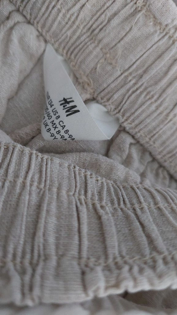 H&M 흐앤므 린넨 블랜디드 쇼츠 8-9y(134) 이미지