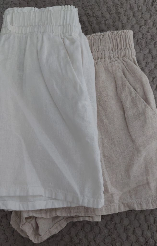 H&M 흐앤므 린넨 블랜디드 쇼츠 8-9y(134) 이미지