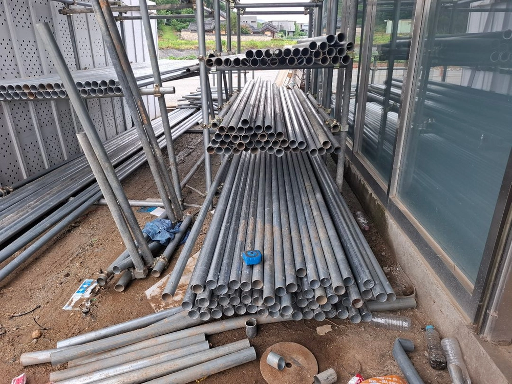 2~6M 중고 아시바파이프 1.8t RPP휀스 EGI휀스 팝니다. 이미지
