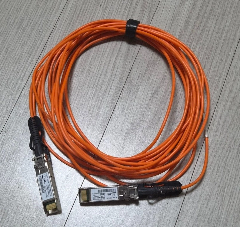 중고 10G SFP+ DAC 케이블 / AOC 케이블 - 10기가 모듈 일체형 동축케이블 광케이블 이미지